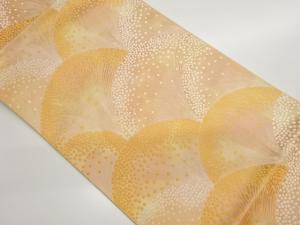 銀杏に丸模様織出し名古屋帯